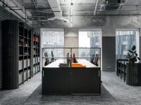 工業風格辦公室裝修裝飾設計效果-1509-07