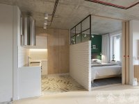 工業風格家居裝修裝飾室內設計效果-A502-2